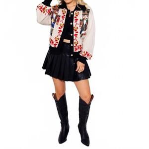 NEW QUEEN OF SPARKLES nutcracker & candy cane button up cardigan in pink